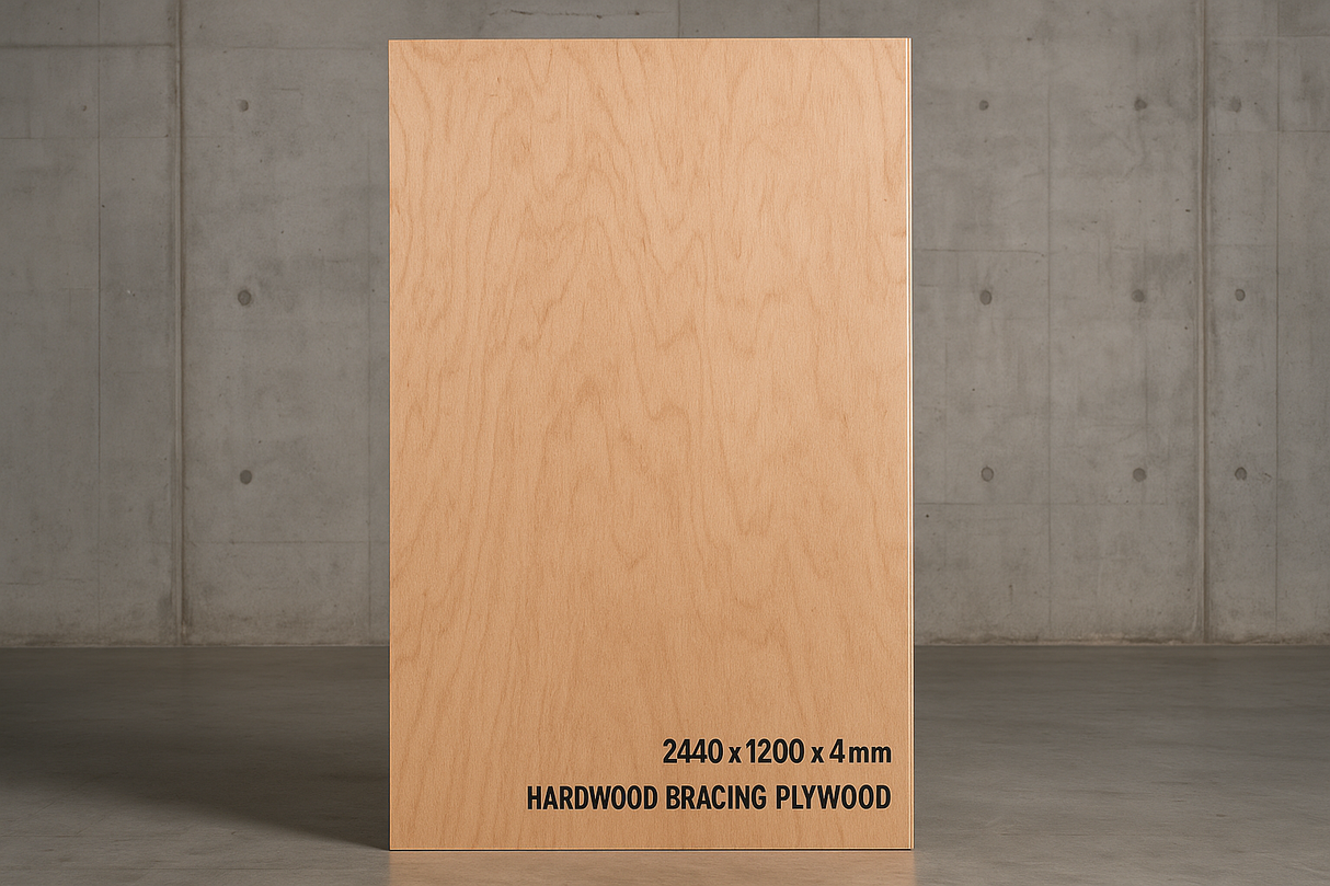 2440X1200 PLY HWOOD BRACE F22 4MM