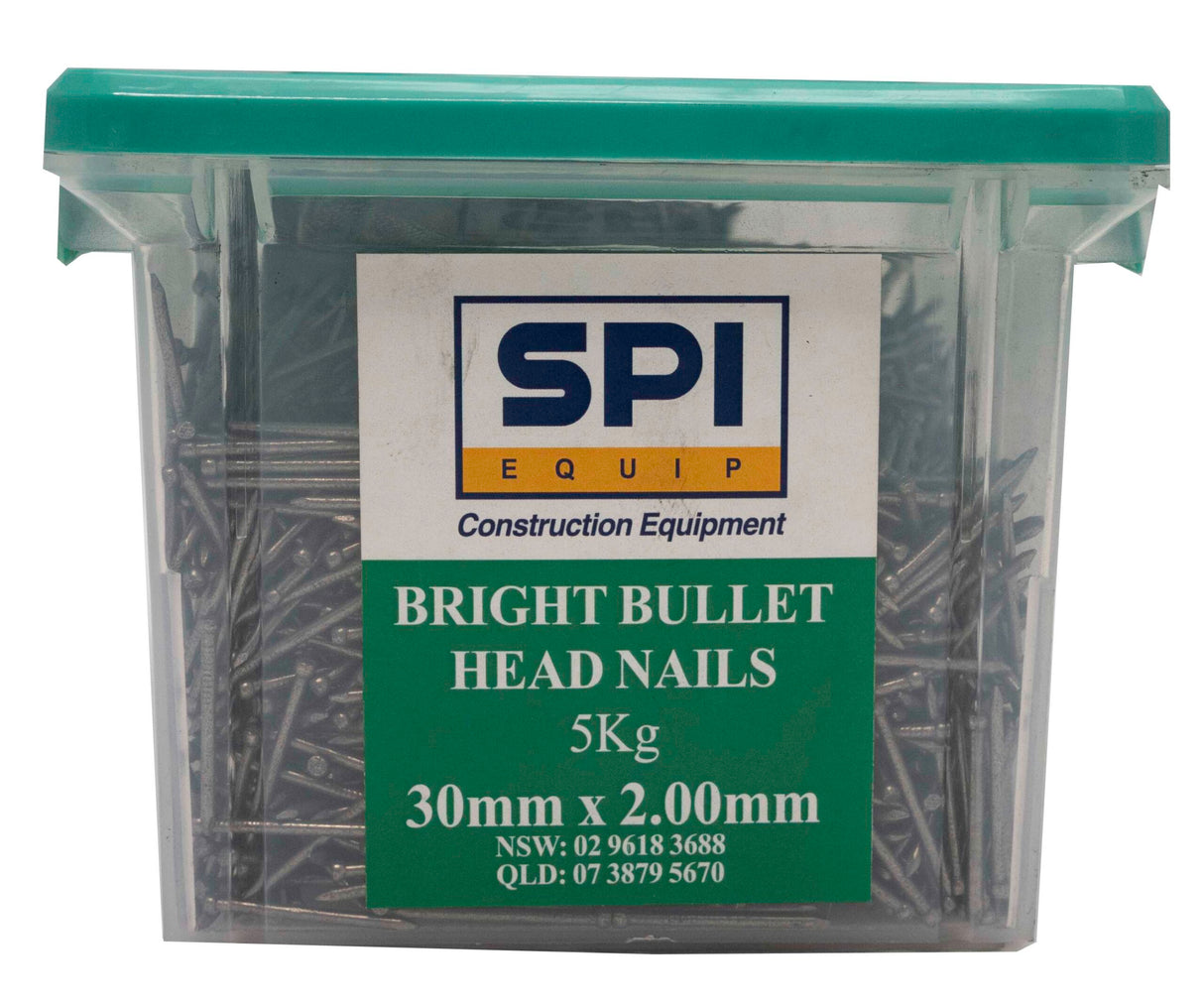 BRIGHT BULLET HEAD NAILS 30MM X 2.00MM 5KG
