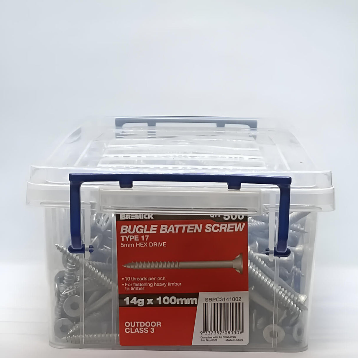 BUGLE BATTEN 100 X 14G GAL T17 500PK