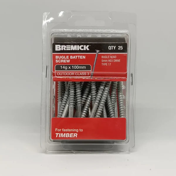 BUGLE BATTEN 14-10X100 CL3 - 25PCS