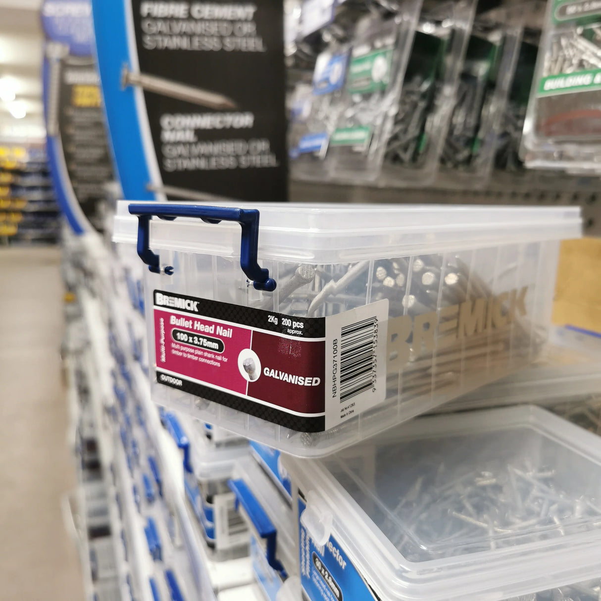 BULLET HEAD NAIL GAL 100 X 3.75MM (2KG) 200pcs