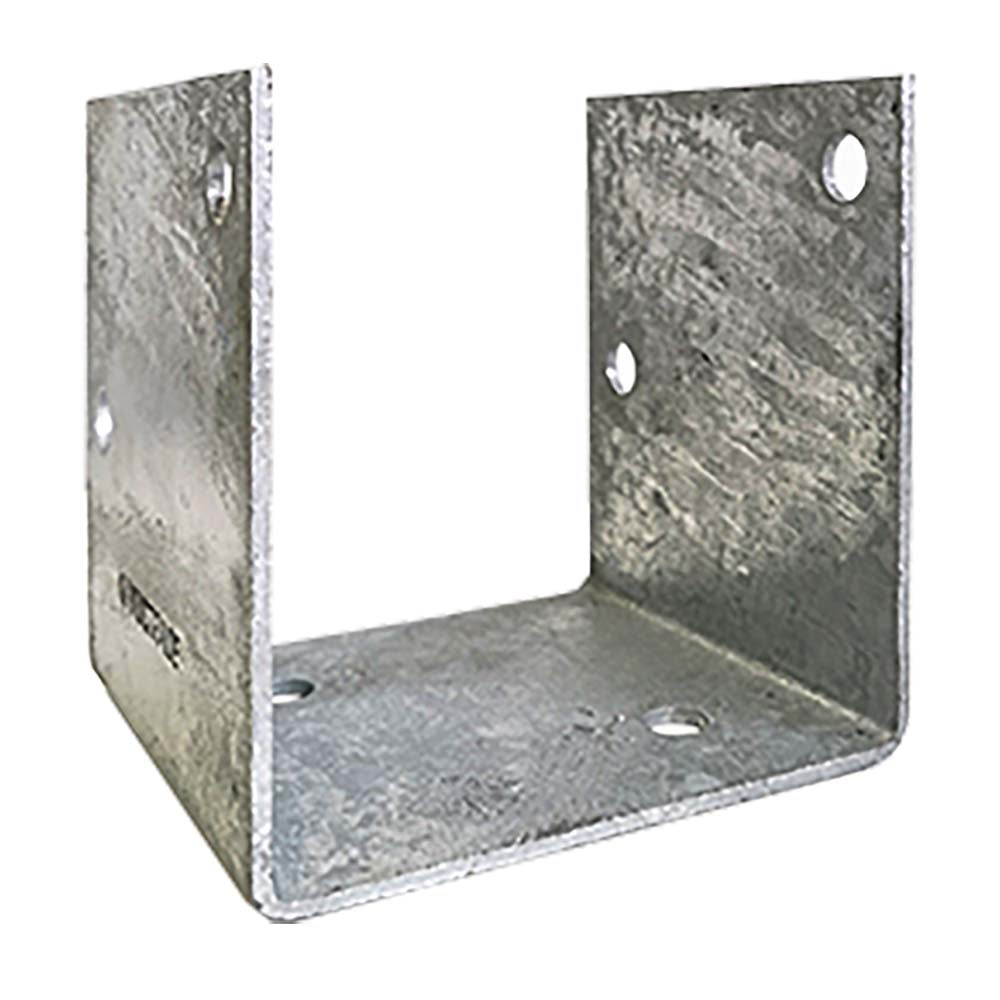 HEAVY DUTY POST SUPPORT - 140MM - BOLT DOWN U CUP