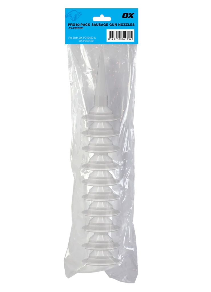 NOZZELES -CLEAR PK OF 10