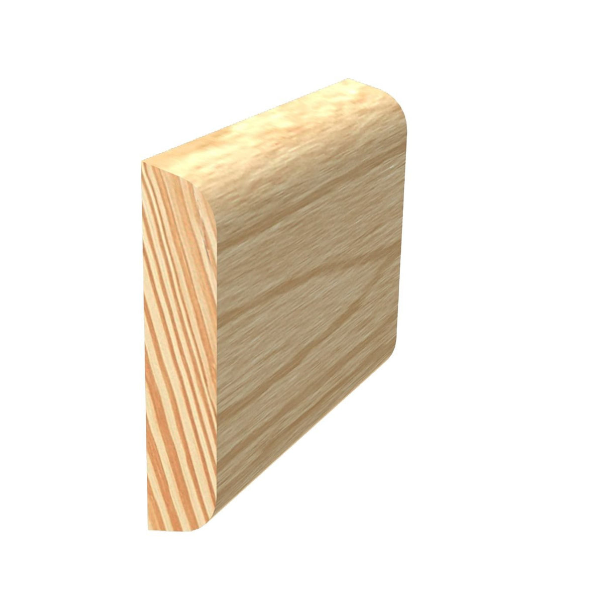 EDGING ROUND 40x8mm Pine CL