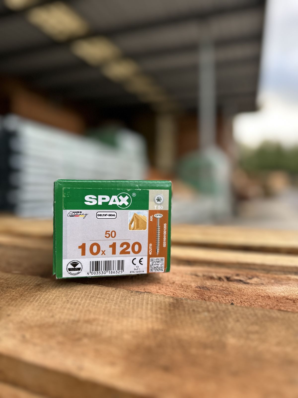 SPAXPACI 10 X 120 DELTA-SEAL W/H 50