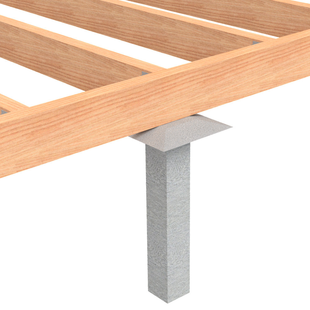 HALF ANT CAP GALVANISED 230MM X 115MM - 50MM -
NO FLANGE