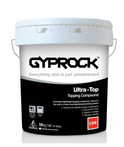 Gyprock Ultra-Top Topping Compound 15kg bucket