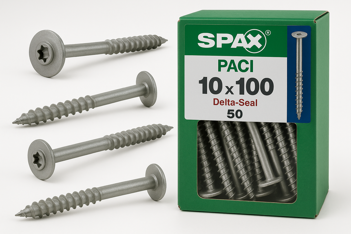 SPAXPACI 10 X 100 DELTA-SEAL W/H 50