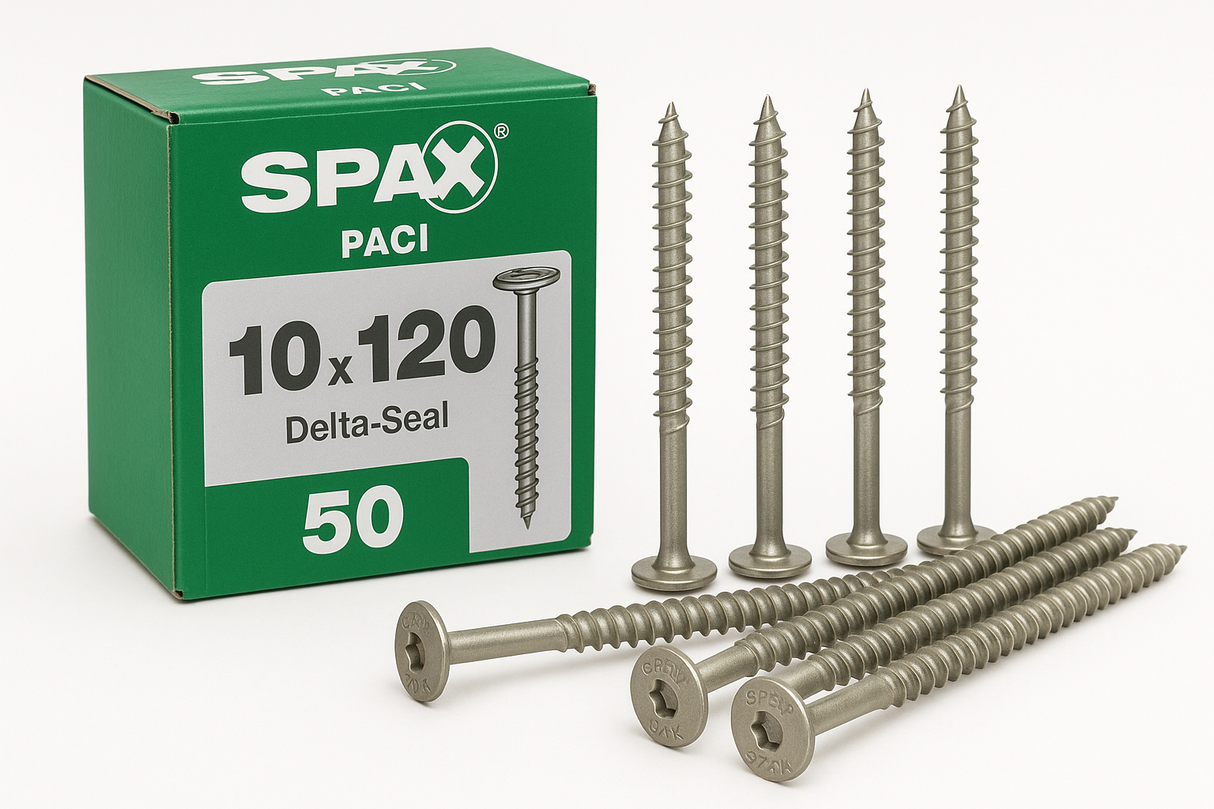SPAXPACI 10 X 120 DELTA-SEAL W/H 50