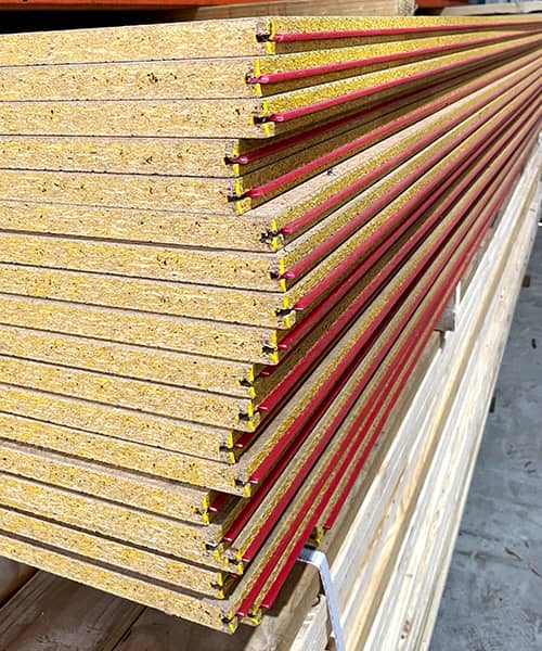 3600X800 PART/BOARD RED TONGUE 22MM