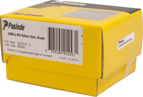 ND62 BRADS PKT 2000
