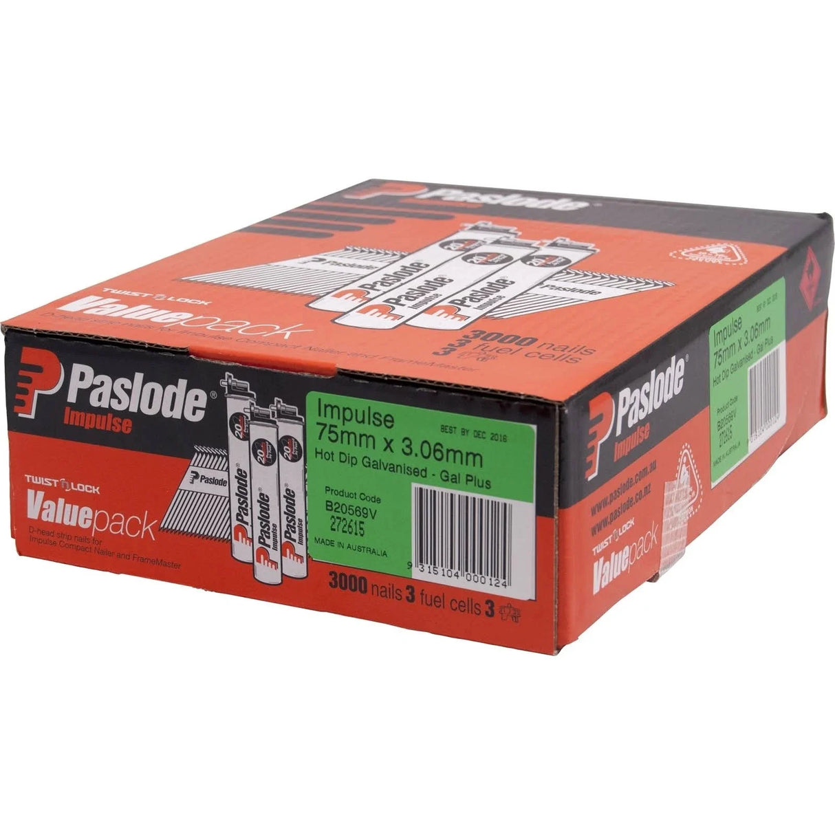 IMPULSE 75 X 3.06 HDG VP GALV 3000/BOX