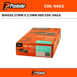 COIL 27 X 2.5MM RING HDG