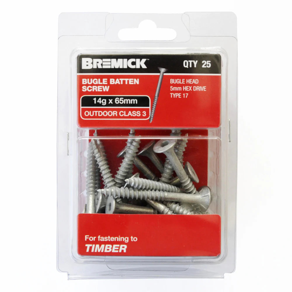 BUGLE BATTEN 14-10X65 CL3 - 25PCS
