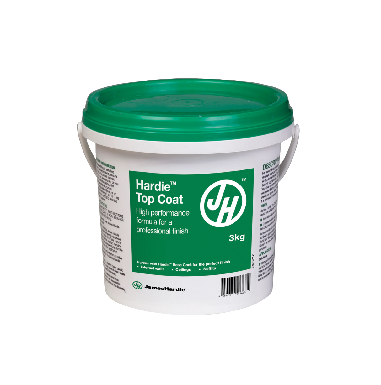 HARDIE TOP COAT 3KG TUB