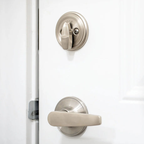 LEVERSET DEADBOLT COMBO (BRUSHED NICKEL)