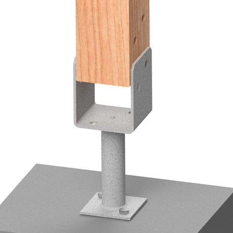 POST SUPPORT 300MM X 90MM FULL STIRRUP