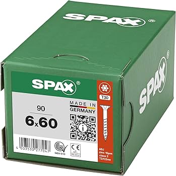 SPAXPACI 6 X 60 DELTA-SEAL W/H 200