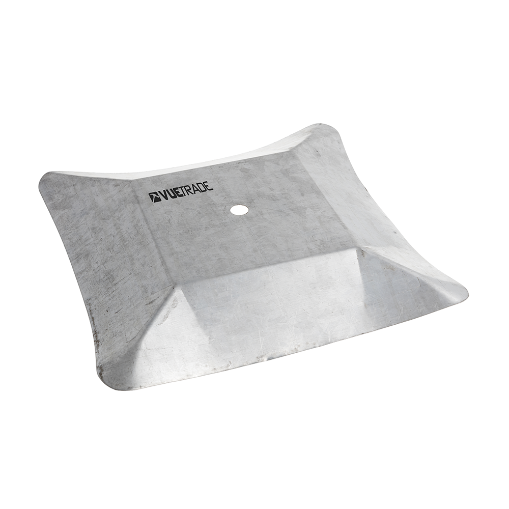HALF ANT CAP  GALVANISED 230MM X 115MM - 50MM - 
NO FLANGE