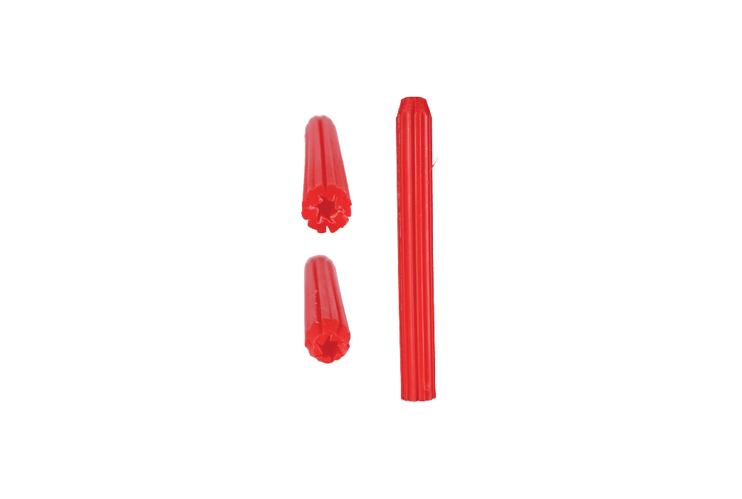 W/PLUG PVC RED 6MMX50
