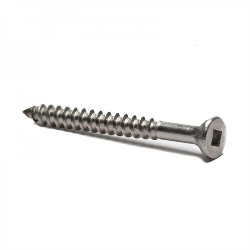 DECKING SCREW SS304 T17 12-11X65 CSK RIB SQ - 500PCS