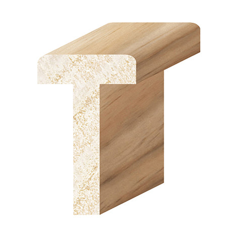 ASTRAGAL T-RND 50X30MM KD HWOOD